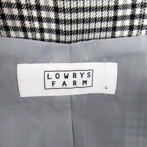 LOWRYS FARM（ローリーズファーム） ノーカラーコート ロング丈