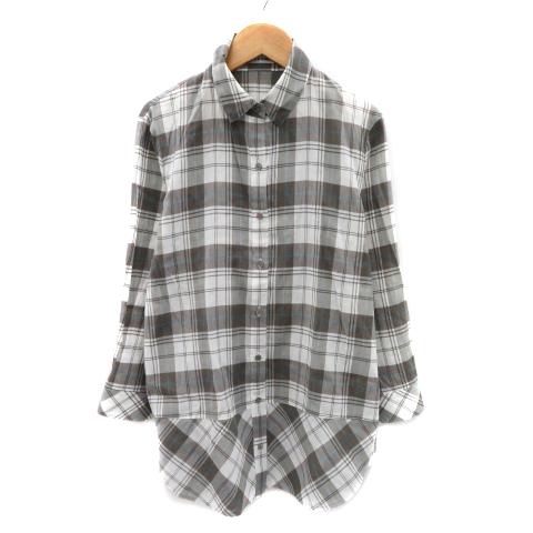 COMME CA DU MODE チェック柄 長袖シャツ 9号 COMME CA DU MODE 長袖 