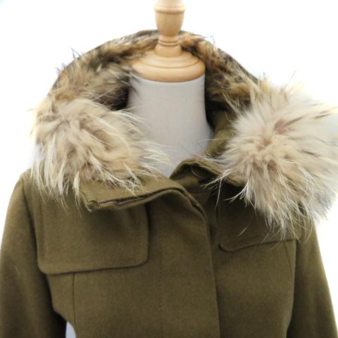 マカフィー MACPHEE トゥモローランド コート ショート丈 フード付き  