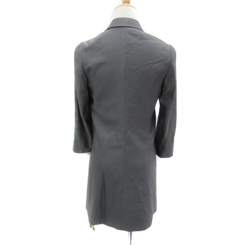 未使用品 ナイン NINE テーラードジャケット ロング丈 ダブルボタン 総  