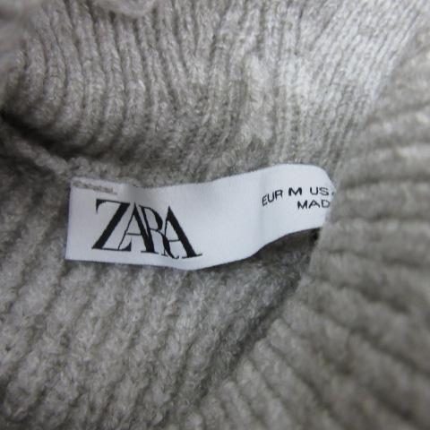 ZARA ザラ ニット セーター 長袖 タートルネック 無地 M ライト ZARA ザラ ニット セーター 長袖 タートルネック 無地 M ライト