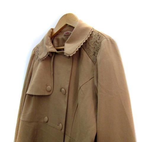 RyuRyuコート リュリュ RyuRyu トレンチコートスプリングコート ロング丈 無地