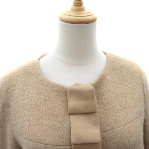 新品　未使用　Anatelier アナトリエ　コート アナトリエ ANATELIER ノーカラーコート ロング丈 ウール