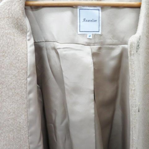 ともちゃん 　ANAYI ベージュ ロングコート サイズ38 中古・古着通販】ANAYI (アナイ) ロングコート ベージュ系 サイズ:38