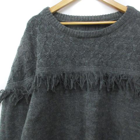 スローブ イエナ SLOBE IENA ニット セーター 長袖 ラウンドネック