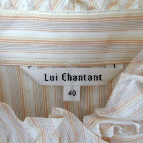ルイシャンタン Lui Chantant シャツ ブラウス 長袖 スタンド