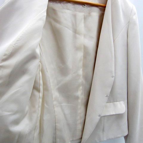 デビュー ド フィオレ Debut de Fiore ノーカラージャケット ミドル丈