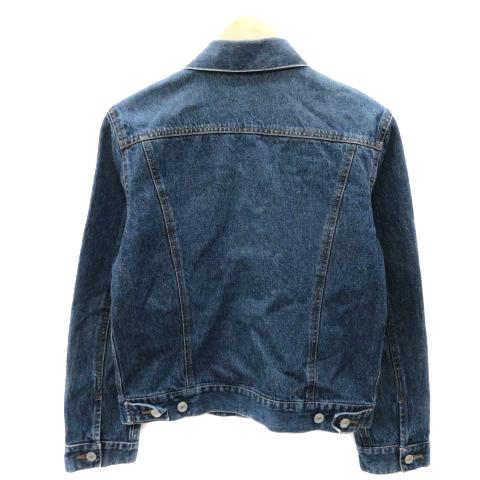 バルマン VALMAIN デニムジャケット Gジャン ジージャン ミドル丈 L