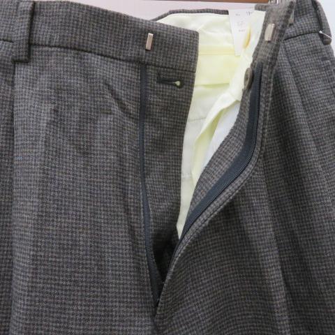 未使用品 Brooks Brothers 千鳥柄 ブラック シルバー系 BROOKS BROTHERS（ブルックスブラザーズ） 未使用品 スラックスパンツ