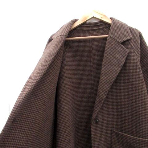 Burberry's チェスターコート ブラウン系 流行り柄 80年代 80s バーバリーズ ロングコート ウール │ヴィテージ古着屋