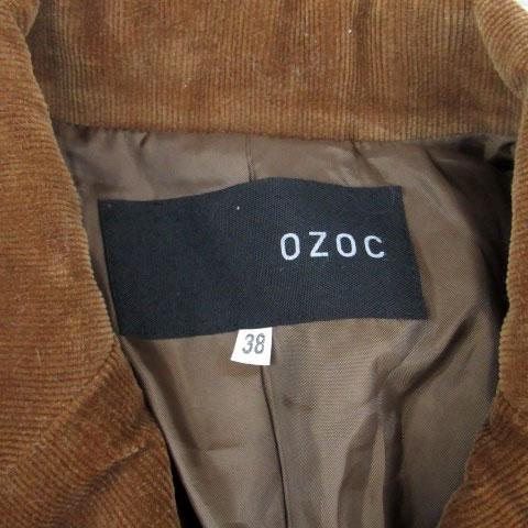 オゾック OZOC コーデュロイテーラードジャケット シングルボタン 総 