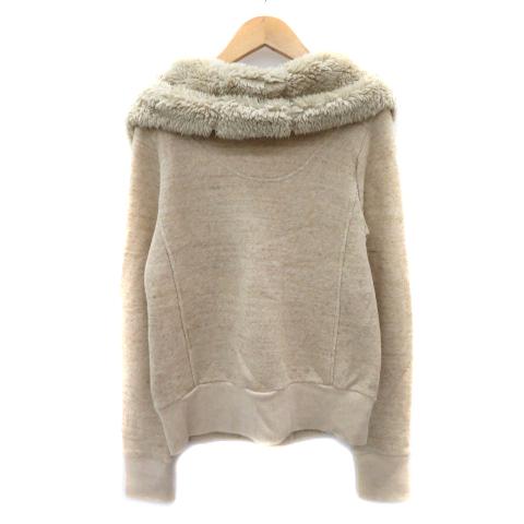 ガリャルダガランテ GALLARDAGALANTE × イリイリ iriiri スウェットジャケット ボア ミドル丈 2 ベージュ /YK45 レディース |  | 01