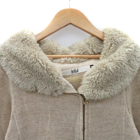 ガリャルダガランテ GALLARDAGALANTE × イリイリ iriiri スウェットジャケット ボア ミドル丈 2 ベージュ /YK45 レディース |  | 02