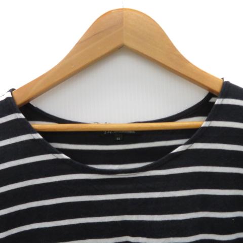 23区 オンワード樫山 チュニック カットソー 半袖 ボーダー柄 44