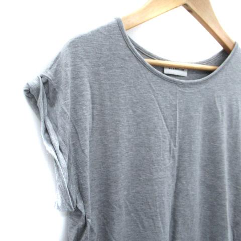 ブレンへイム BLENHEIM カットソー 半袖 ラウンドネック XS グレー 