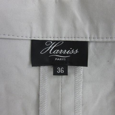 ハリス HARRISS オープンカラージャケット ミドル丈 半袖 シングル 