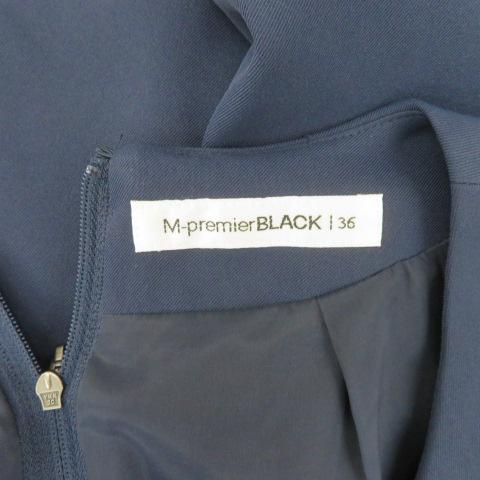 エムプルミエ ブラック M-Premier BLACK ノースリーブワンピース ひざ 