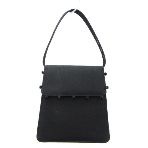 ルナボルサ Luna Borsa フォーマル ハンドバッグ ビーズ ブラック 黒 
