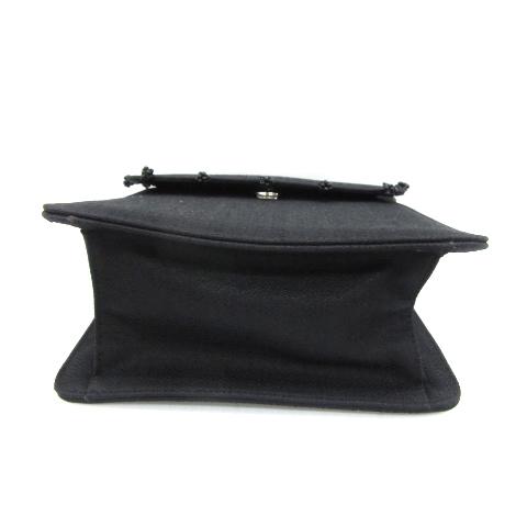 ルナボルサ Luna Borsa フォーマル ハンドバッグ ビーズ ブラック 黒 