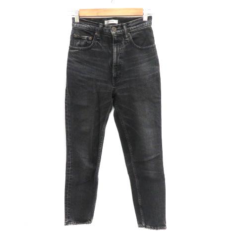 MOUSSY（マウジー） デニムパンツ ジーンズ テーパードパンツ アンクル 
