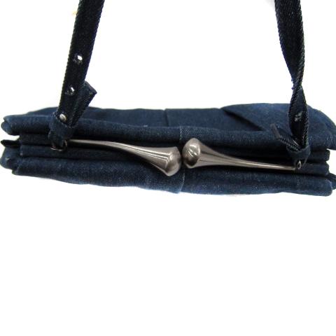 ZARA ザラ ショルダーバッグ クラッチバッグ ZARA（ザラ） ショルダーバッグ クラッチバッグ 2WAY デニム がま口 紺
