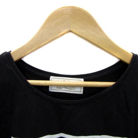 Rady  Tシャツ Rady - ◇:/Rady*モノトーン*バイカラー*Radyロゴ入り半袖Tシャツ