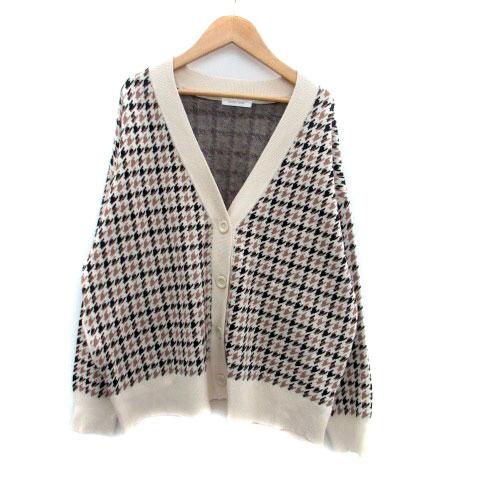 GLOBAL WORK（グローバルワーク） ニットカーディガン Vネック ミドル