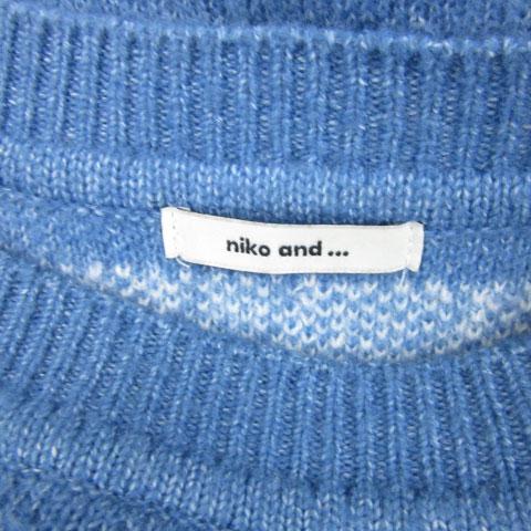 niko and…（ニコアンド） Niko and.. ニット セーター 長袖 ロゴ F