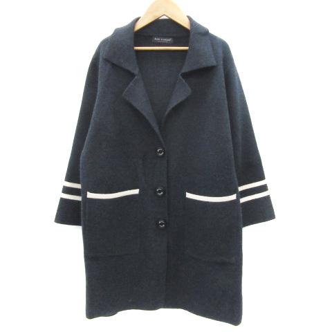 ピノーレ ピーコート ウール/アンゴラ混 アウター レディース 38サイズ