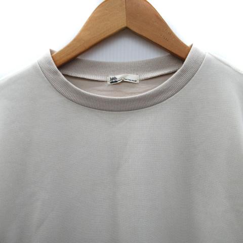ジャバ JaVa Tシャツ カットソー 半袖 ラウンドネック チュール M ライトベージュ /SM35 レディース |  | 03