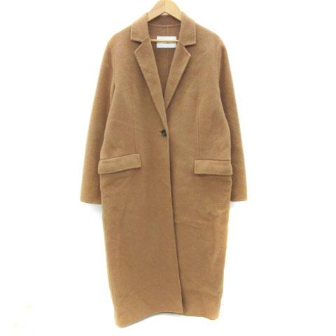 スピック&スパン Spick&Span チェスターコート ロング丈 36 S ブラウン