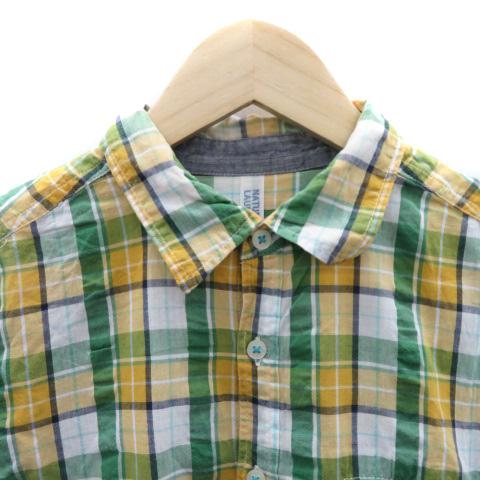 ナチュラルランドリー NATURAL LAUNDRY カジュアルシャツ 半袖 