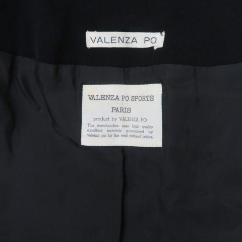 バレンザポースポーツ ノーカラージャケット ロング丈 総裏地