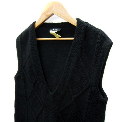 A.P.C.（アーペーセー） ニットベスト プルオーバー ミドル丈 Vネック 