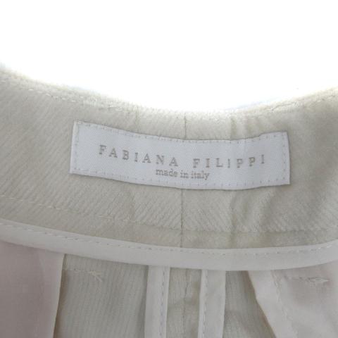 新品タグ付　ファビアナフィリッピ カシミヤ混テーパードパンツ ファビアナフィリッピ FABIANA FILIPPI ワイドテーパードパンツ