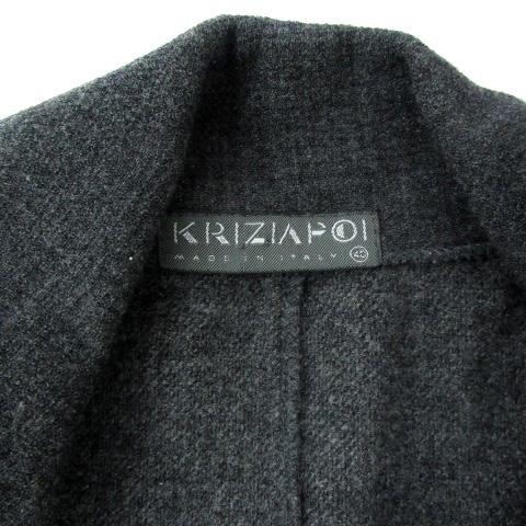 クリツィア ポイ KRIZIAPOI ジャケット オープンカラー ミドル丈 