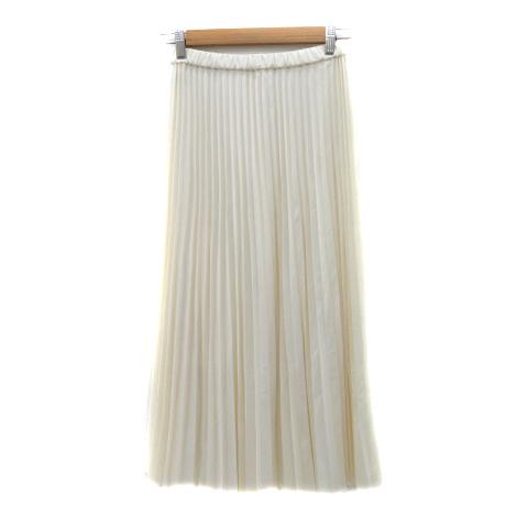 SCOT CLUB ホワイト プリーツスカート スコットクラブ SCOT CLUB