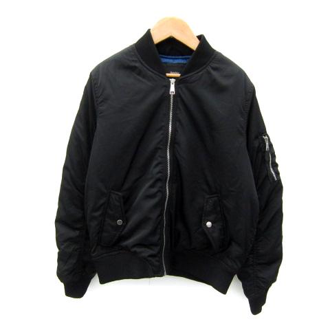ベルシュカ Bershka MA-1 ブルゾンジャケット ミドル丈 無地 ジップ 