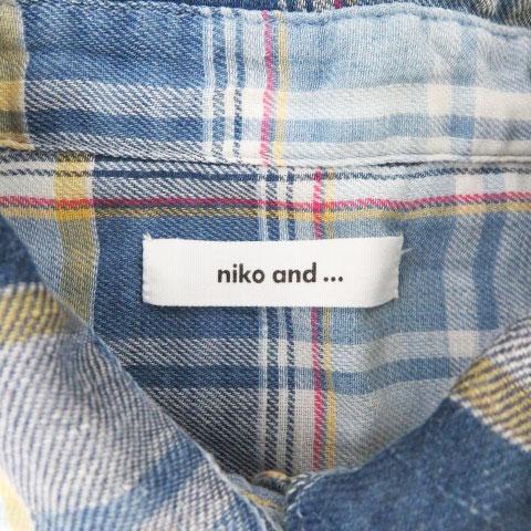 niko and…（ニコアンド） Niko and.. カジュアルシャツ 長袖 チェック
