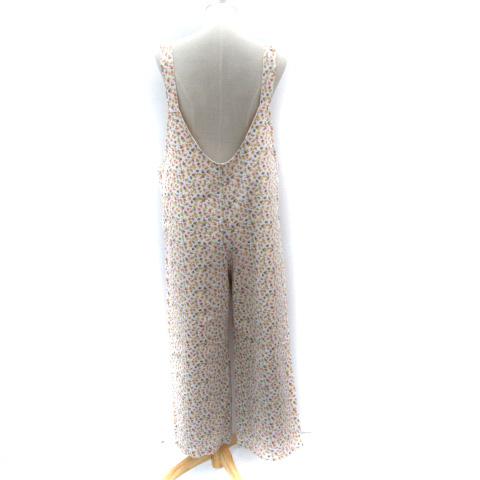 ZARA（ザラ） オーバーオール サロペット ワイドパンツ ロング丈 花柄