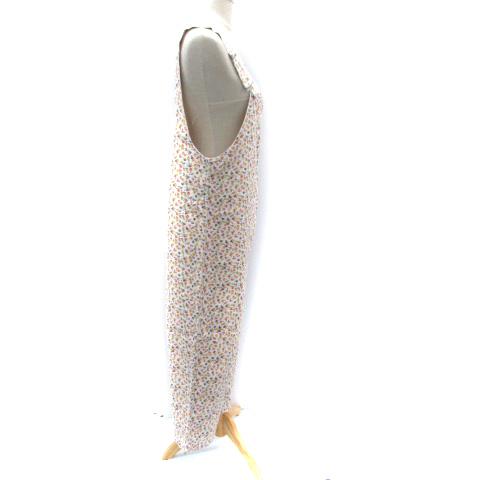 ZARA（ザラ） オーバーオール サロペット ワイドパンツ ロング丈 花柄 