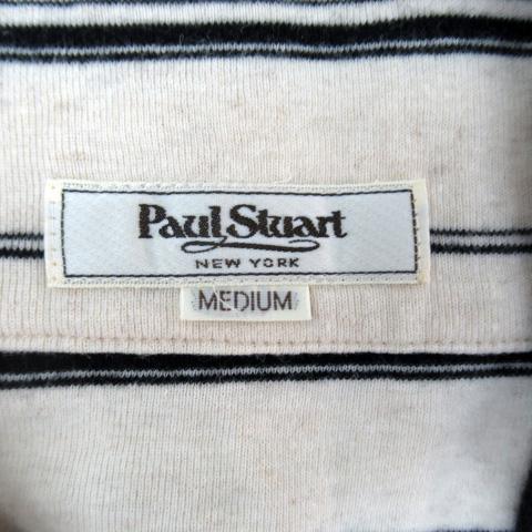 ポールスチュアート PAUL STUART ポロシャツ 半袖 レースアップ 