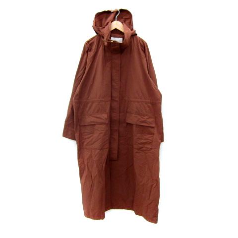 オペークドットクリップ スプリングコート マウンテンコート ロング丈