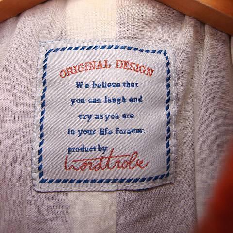 ワードトローブ WORDTROBE コート ダッフル アウター ハーフ丈 ポケット F オレンジ /C レディース |  | 02