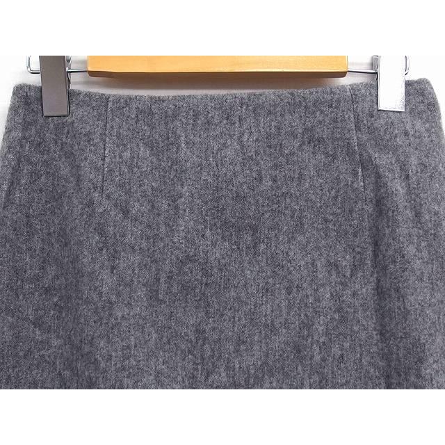 ランバン LANVIN COLLECTION スカート ひざ丈 台形 バック