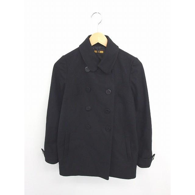 スライ Sly コート アウター ピーコート Pコート ウール 1 黒 ブラック Tt22 レディース 中古 ベクトル 古着 172 ブランド古着販売のベクトル 通販 Yahoo ショッピング