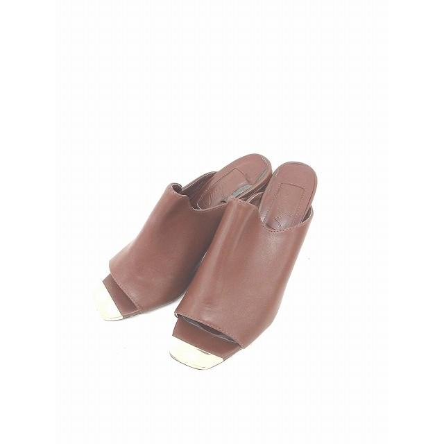 中古 アングリッド Ungrid サンダル ハイヒール チャンキーヒール 無地 シンプル S 茶 ブラウン Tt35 メンズ ベクトル 古着 172 ブランド古着販売のベクトル 通販 Yahoo ショッピング