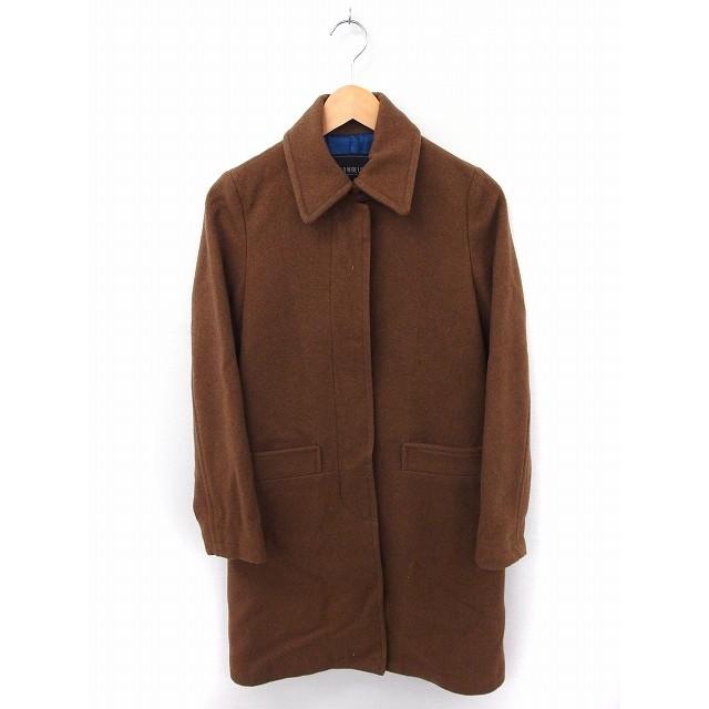 中古 ワールドワイドラブ World Wide Love コート アウター ステンカラー 長袖 ロング丈 ウール 1 ブラウン 茶 Ft37 レディース ベクトル 古着 172 ブランド古着販売のベクトル 通販 Yahoo ショッピング