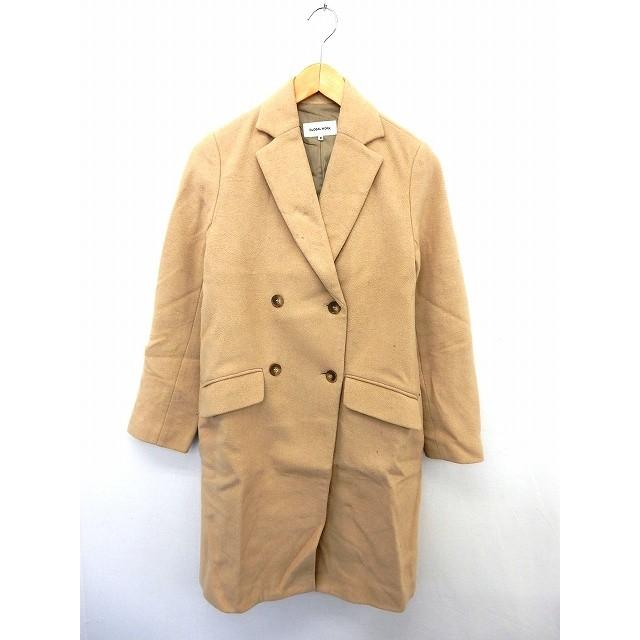 中古 グローバルワーク Global Work コート アウター チェスターコート ウール混 ポケット ダブルボタン M ベージュ St9 レディース ベクトル 古着 172 ブランド古着販売のベクトル 通販 Yahoo ショッピング