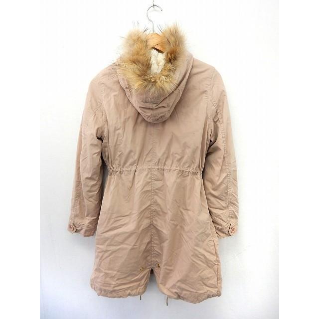 中古 ミスティウーマン Mysty Woman コート アウター モッズコート 起毛ライナー付き ジップアップ ポケット ファー F ピンク レディース ベクトル 古着 172 ブランド古着販売のベクトル 通販 Yahoo ショッピング